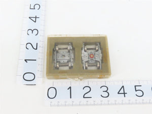 HO Central Valley Black & Gray Metal Passenger Trucks w/ Metal Wheels - 6 Pairs