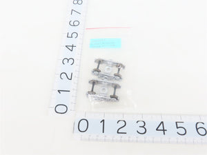 HO Walthers 933-1072 Silver GSC 41 CNS-11 Metal Trucks w/ Metal Wheels - 4 Pairs