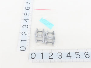 HO Walthers 933-1072 Silver GSC 41 CNS-11 Metal Trucks w/ Metal Wheels - 4 Pairs