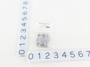 HO Coach Yard BRASS #0517 Silver 41-CDO O/S Swing Hanger 4-Wheel Trucks - 1 Pair