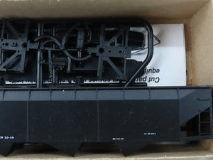 LOT of 4 HO Scale Accurail Kit #7597 Data Only Black AAR 3-Bay Open Hopper