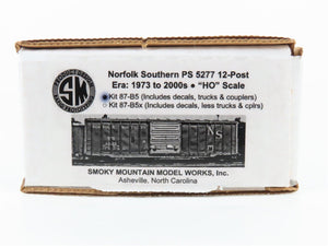 HO Smokey Mountain Model Works Kit #87-B5 NS Undecorated 5277 12-Post Box Car