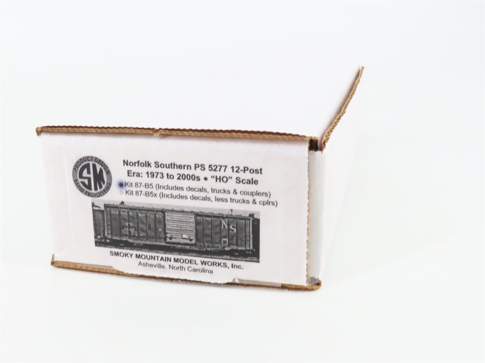 HO Smokey Mountain Model Works Kit #87-B5 NS Undecorated 5277 12-Post Box Car
