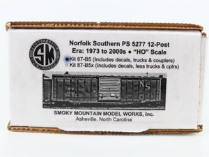 HO Smokey Mountain Model Works Kit #87-B5 NS Undecorated 5277 12-Post Box Car