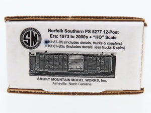 HO Smokey Mountain Model Works Kit #87-B5 NS Undecorated 5277 12-Post Box Car