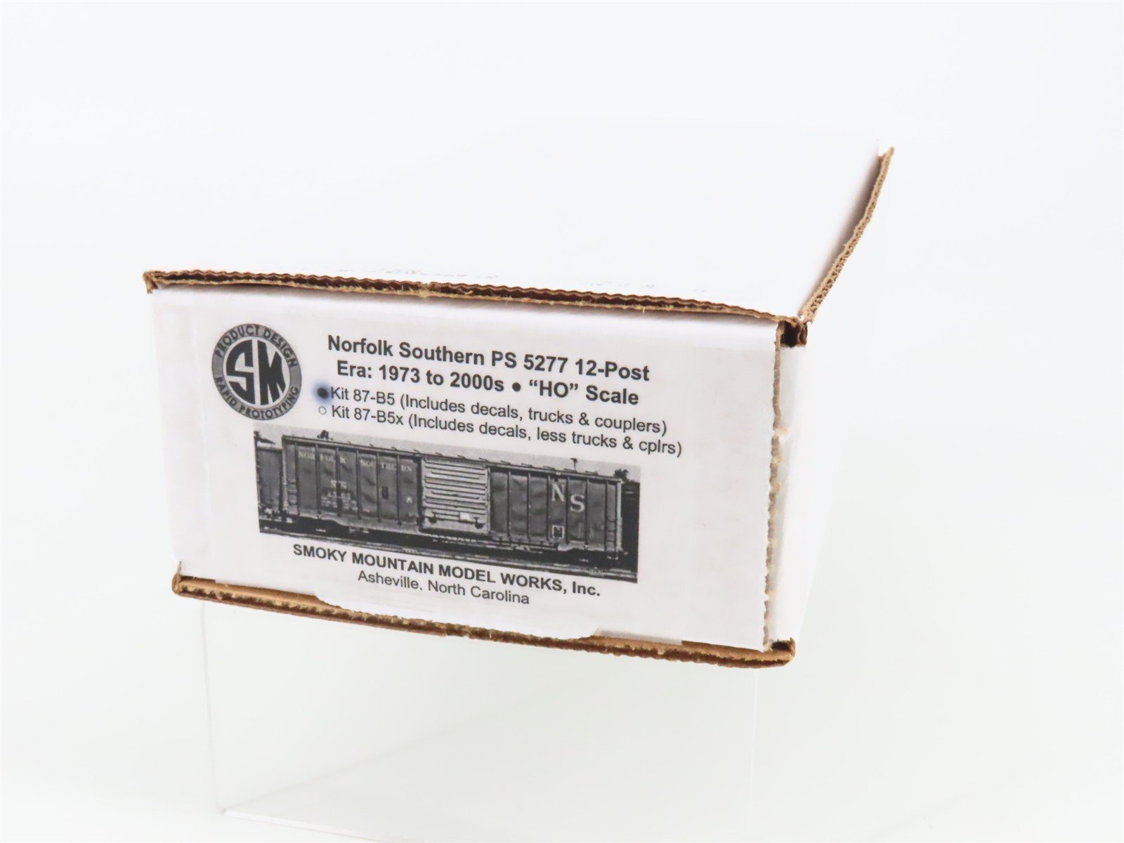HO Smokey Mountain Model Works Kit #87-B5 NS Undecorated 5277 12-Post Box Car