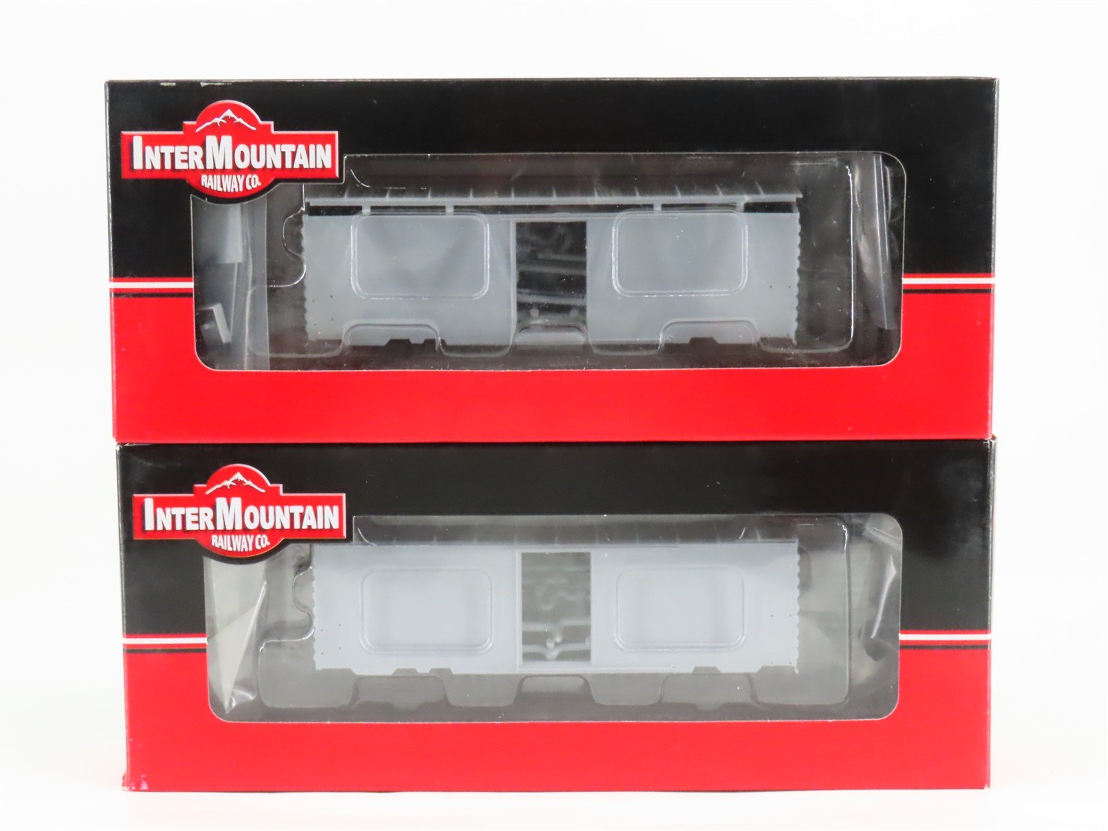 LOT of 12 HO Scale InterMountain Kit #40499 Undecorated 40' PS-1 Box Car
