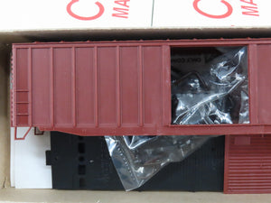 LOT of 6 HO Accurail Kit #5600 Undecorated Brownish Red 50' Ext. Post Box Car