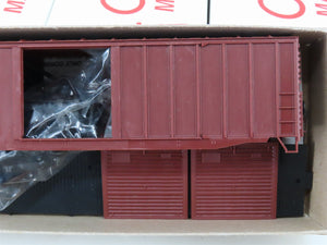 LOT of 6 HO Accurail Kit #5600 Undecorated Brownish Red 50' Ext. Post Box Car
