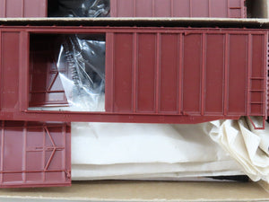 LOT of 6 HO Accurail Kit #5600 Undecorated Brownish Red 50' Ext. Post Box Car