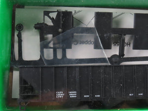 LOT of 4 HO Scale Bowser Kit #10951 Data Only Black 70-Ton 3-Bay Hopper - SEALED