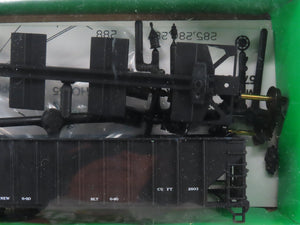 LOT of 4 HO Scale Bowser Kit #10951 Data Only Black 70-Ton 3-Bay Hopper - SEALED