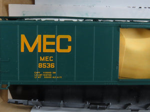 LOT of 6 HO Scale Athearn/Bev-Bel & Walthers Kits MEC EV Caboose & 50' Box Cars