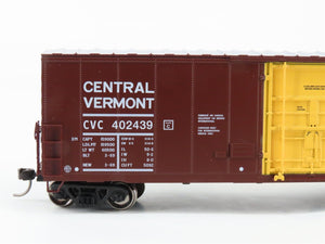 LOT of 2 HO Scale Atlas CV Central Vermont 50' Boxcars