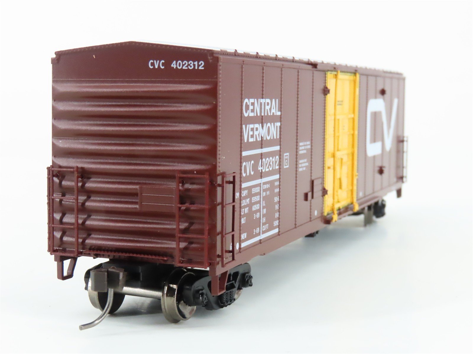 LOT of 2 HO Scale Atlas CV Central Vermont 50' Boxcars
