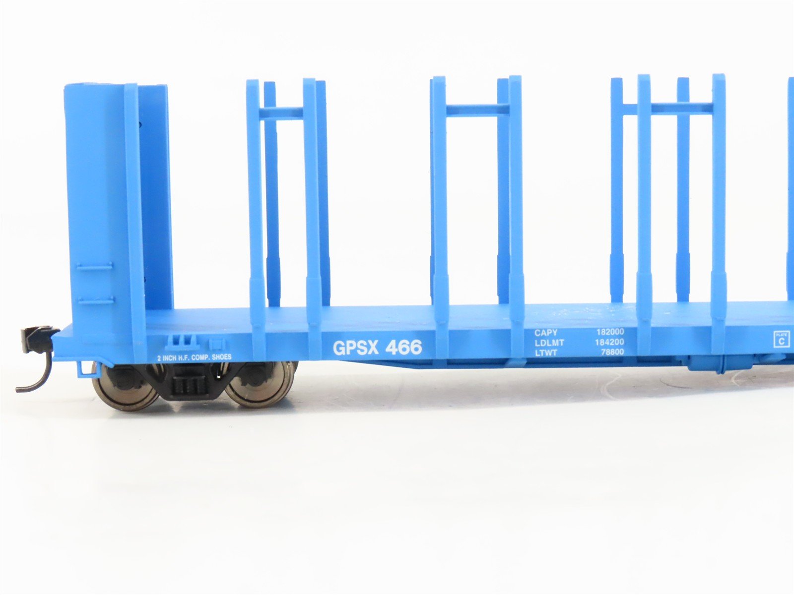 LOT of 2 Walthers Gold Line 932-3160 GSPX Georgia Pacific Pulpwood Flatcars