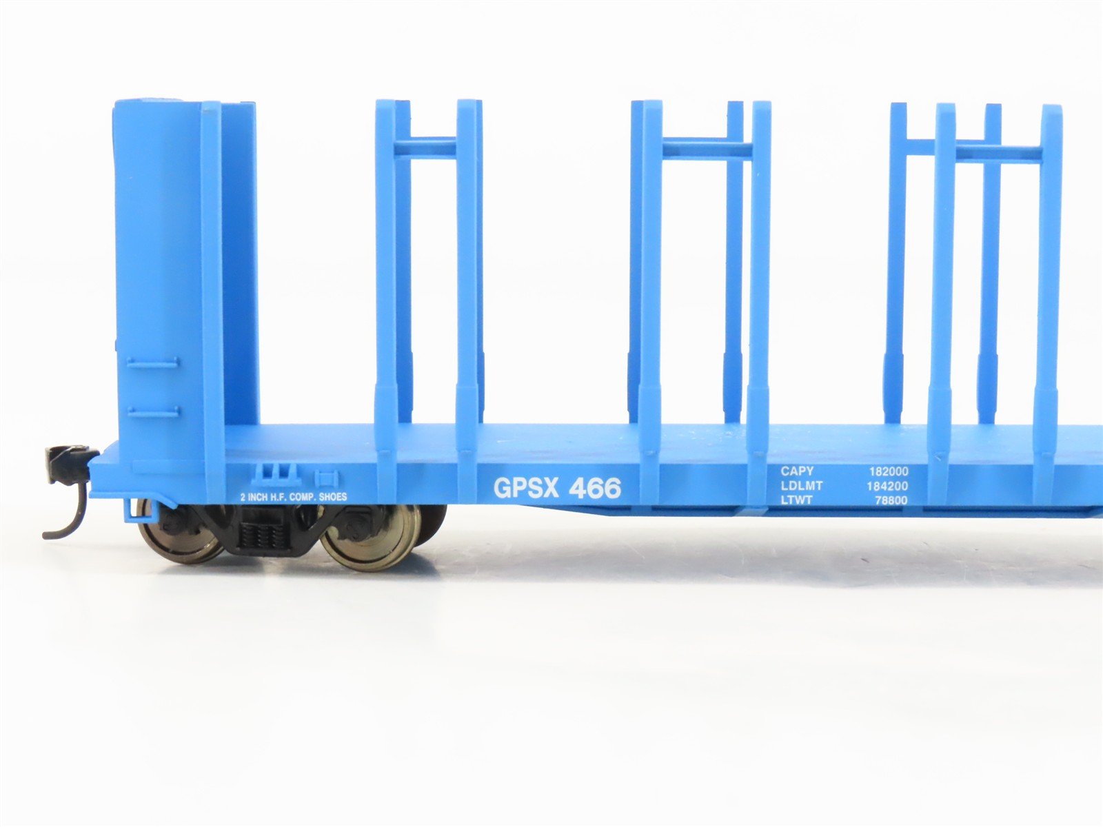 LOT of 2 Walthers Gold Line 932-3160 GSPX Georgia Pacific Pulpwood Flatcars