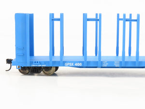 LOT of 2 Walthers Gold Line 932-3160 GSPX Georgia Pacific Pulpwood Flatcars