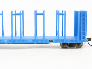 LOT of 2 Walthers Gold Line 932-3160 GSPX Georgia Pacific Pulpwood Flatcars