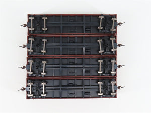 LOT of 4 Athearn ATH81495 MP Missouri Pacific 40' Pulpwood Flatcars