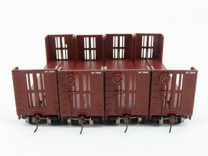 LOT of 4 Athearn ATH81496 MP Missouri Pacific 40' Pulpwood Flatcars