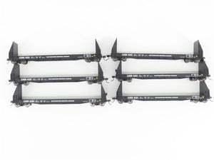 LOT Of 6 HO Walthers Proto 920-104503 CIRR Chattahoochee 50' Pulpwood Flatcars