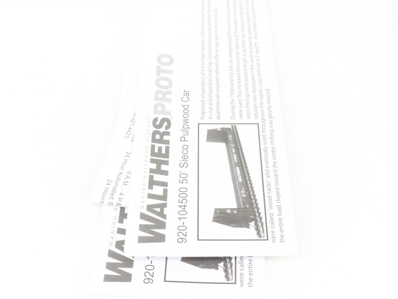 LOT Of 6 HO Walthers Proto 920-104503 CIRR Chattahoochee 50' Pulpwood Flatcars