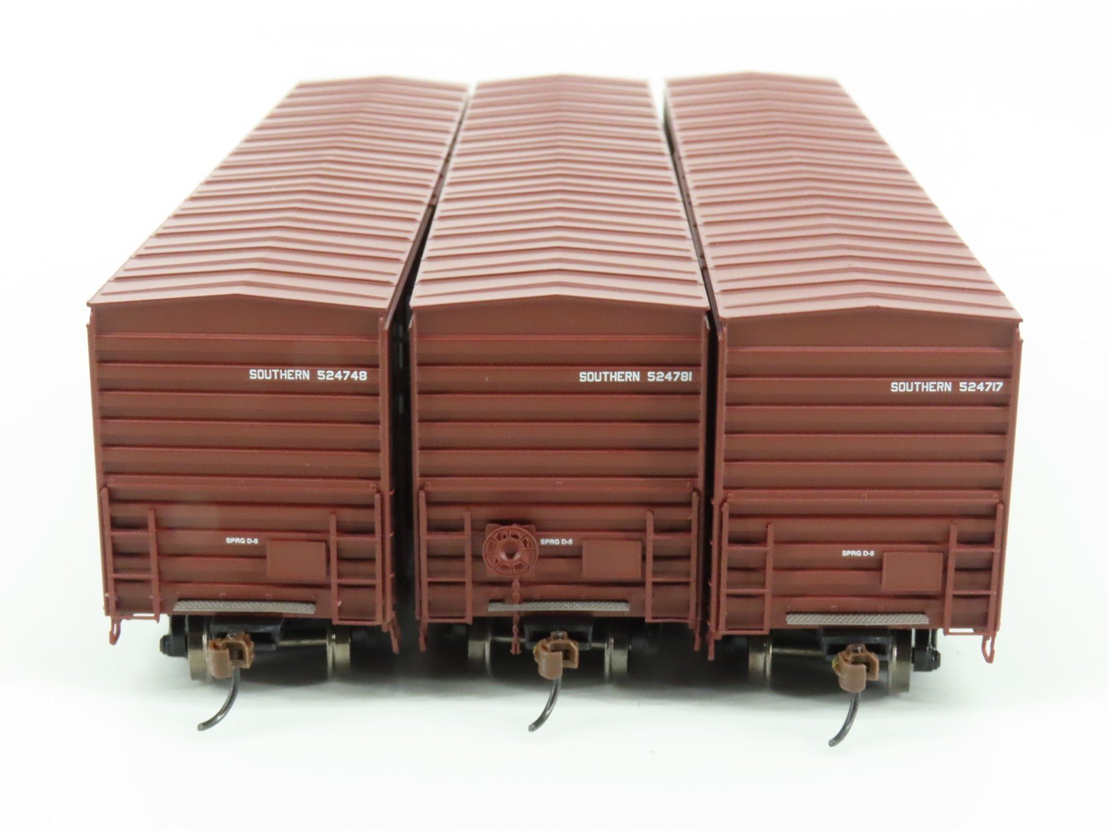 LOT of 3 HO Scale Athearn Roundhouse Southern 50' PS 5277 Boxcars