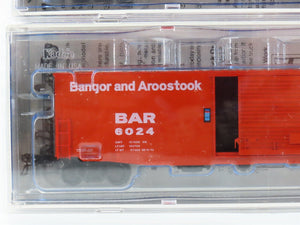 LOT of 4 HO Scale Kadee 6347 BAR Bangor & Aroostook 50' PS-1 Boxcars SEALED