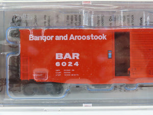 LOT of 4 HO Scale Kadee 6347 BAR Bangor & Aroostook 50' PS-1 Boxcars SEALED