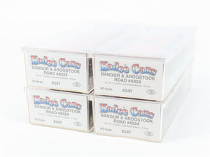 LOT of 4 HO Scale Kadee 6347 BAR Bangor & Aroostook 50' PS-1 Boxcars SEALED