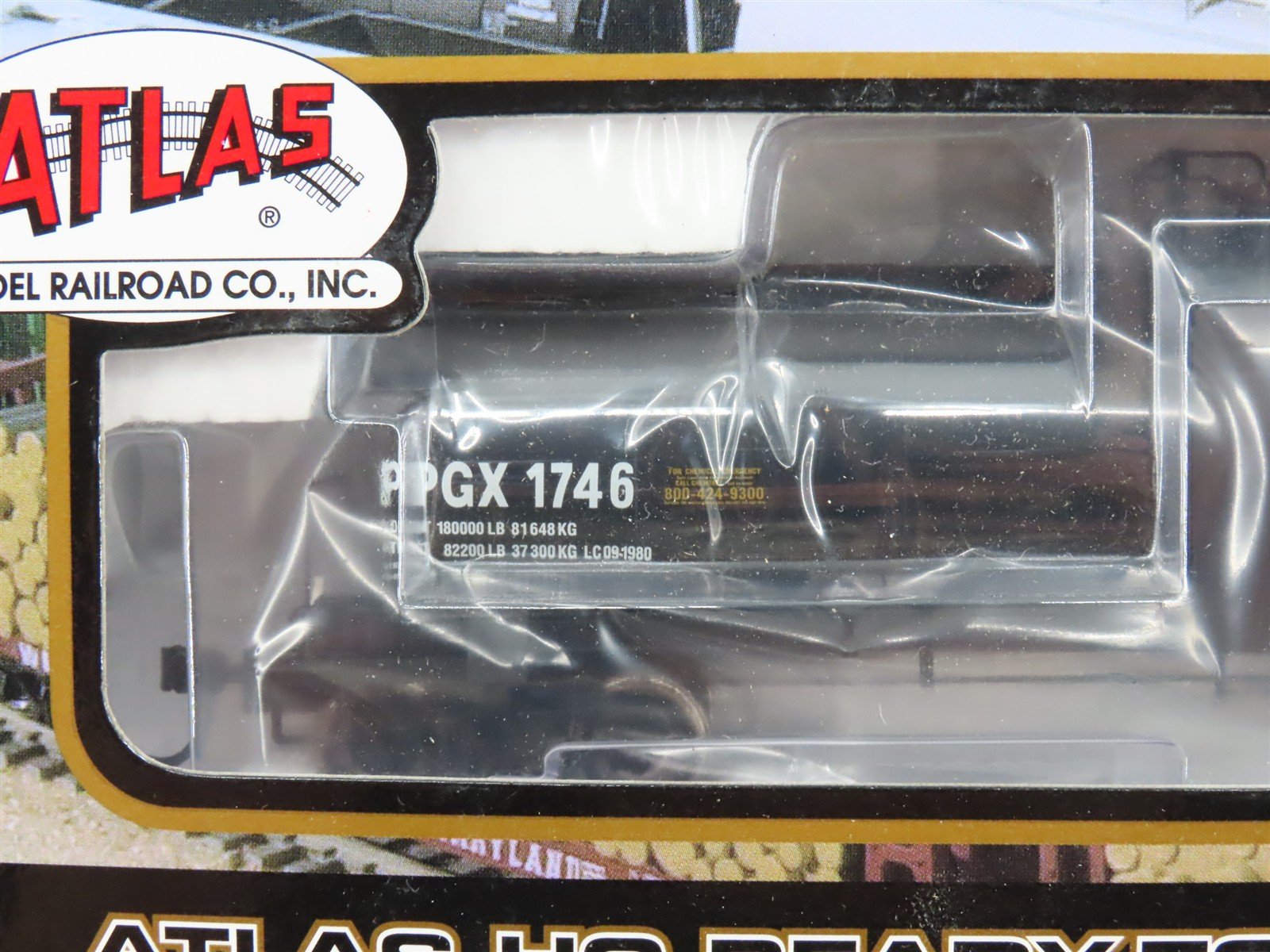 LOT of 2 HO Scale Atlas PPGX Leasing 17k Gal Tankcars SEALED
