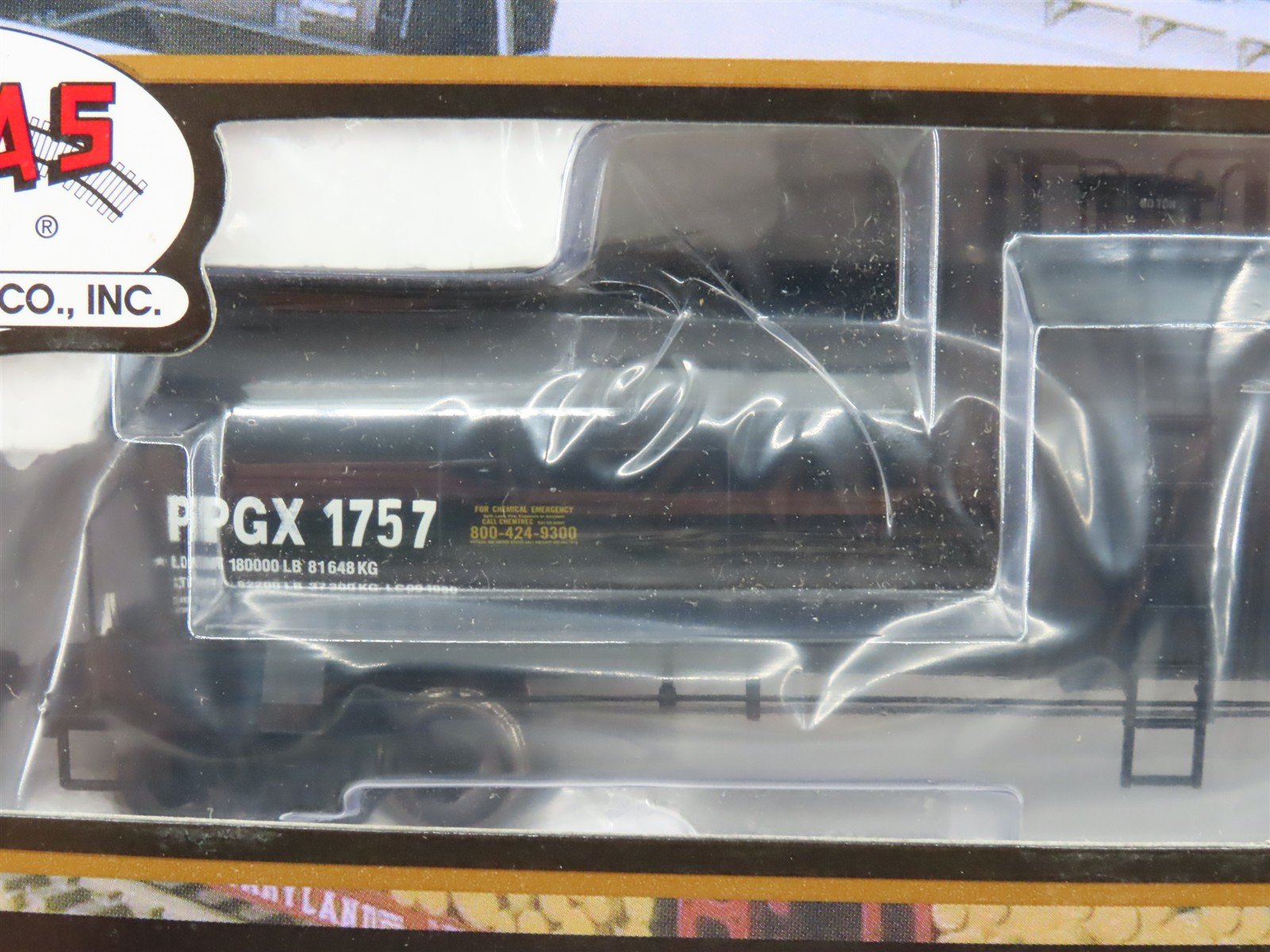 LOT of 2 HO Scale Atlas PPGX Leasing 17k Gal Tankcars SEALED