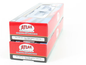 LOT of 2 HO Scale Atlas PPGX Leasing 17k Gal Tankcars SEALED