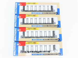 LOT of 4 HO Walthers Gold Line 932-3159 WC Wisconsin Central Flat Car #38038