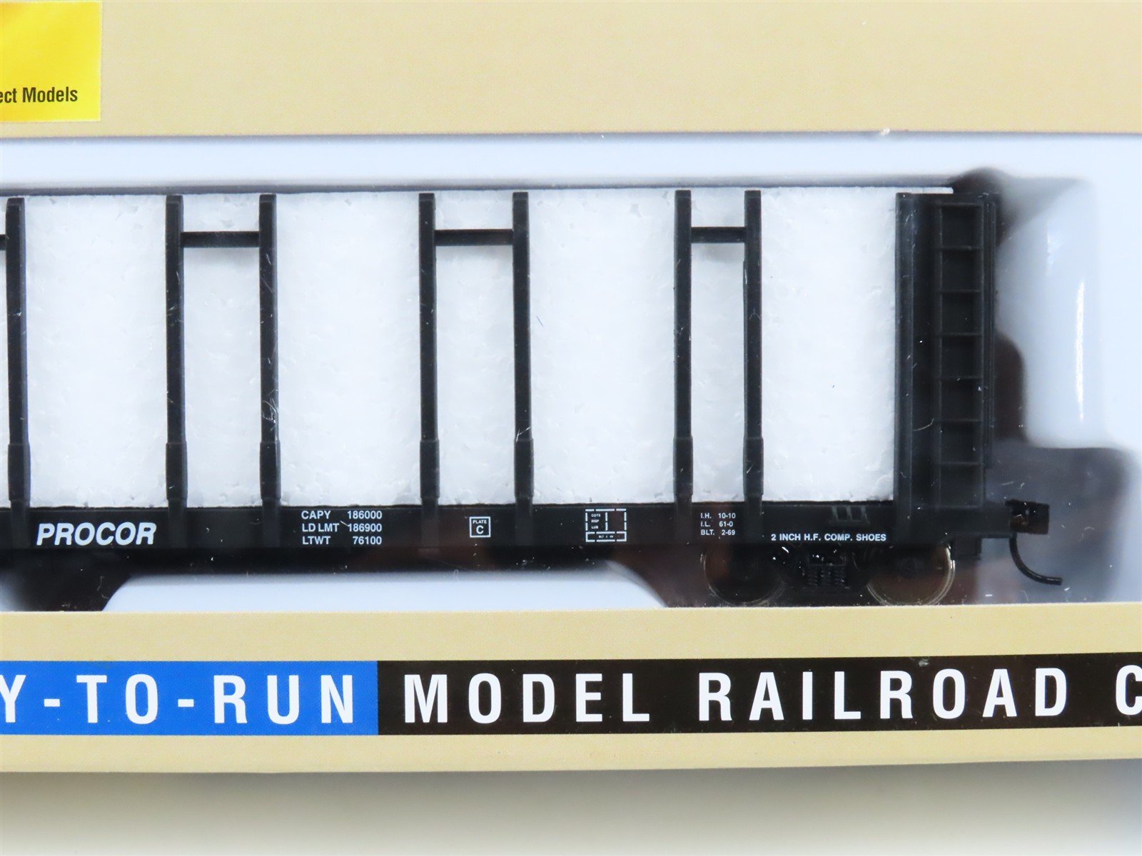 LOT of 4 HO Walthers Gold Line 932-3159 WC Wisconsin Central Flat Car #38038