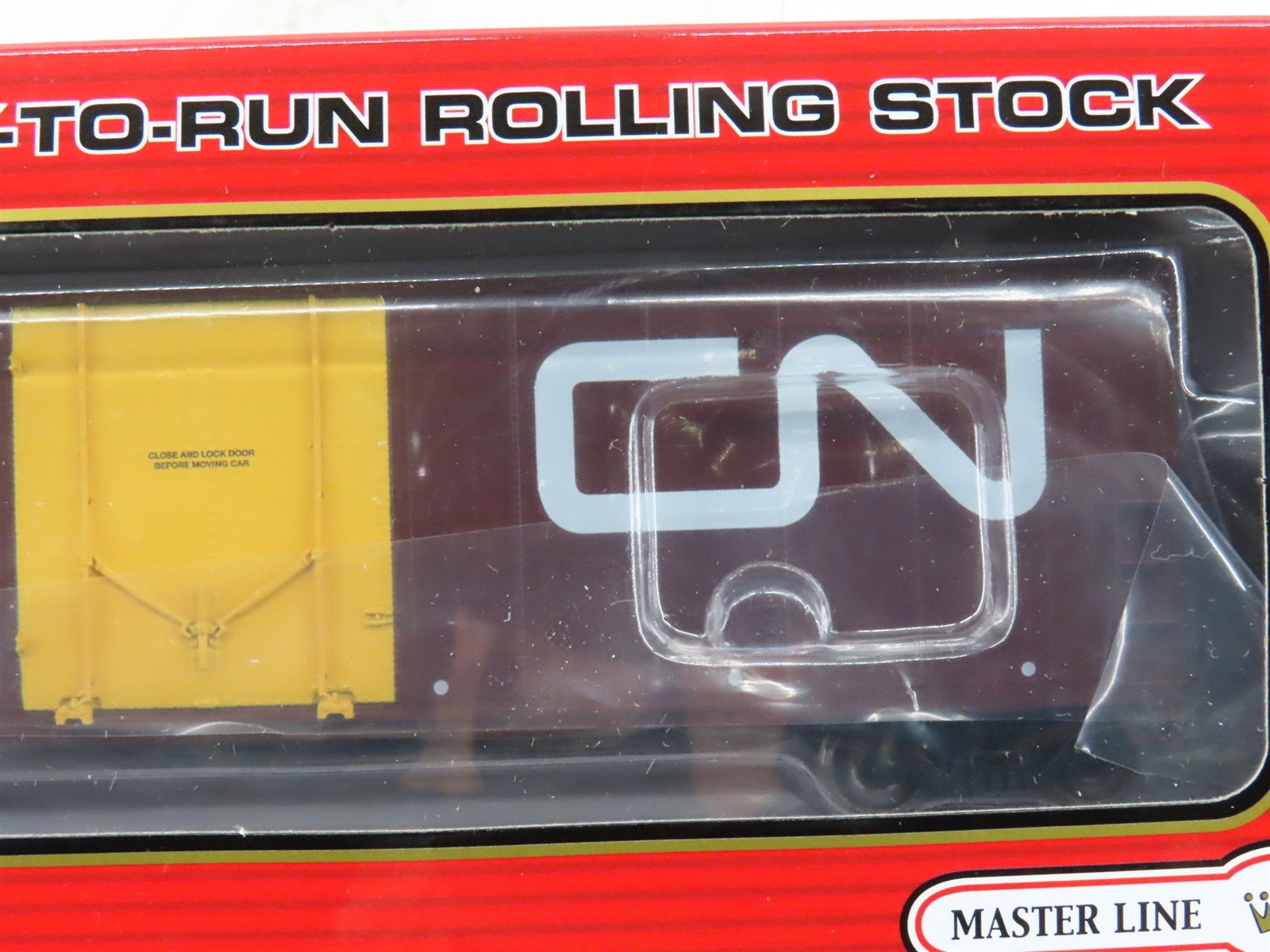 LOT of 4 HO Scale Atlas CN Canadian National & CVC Central Vermont 50' Box Cars
