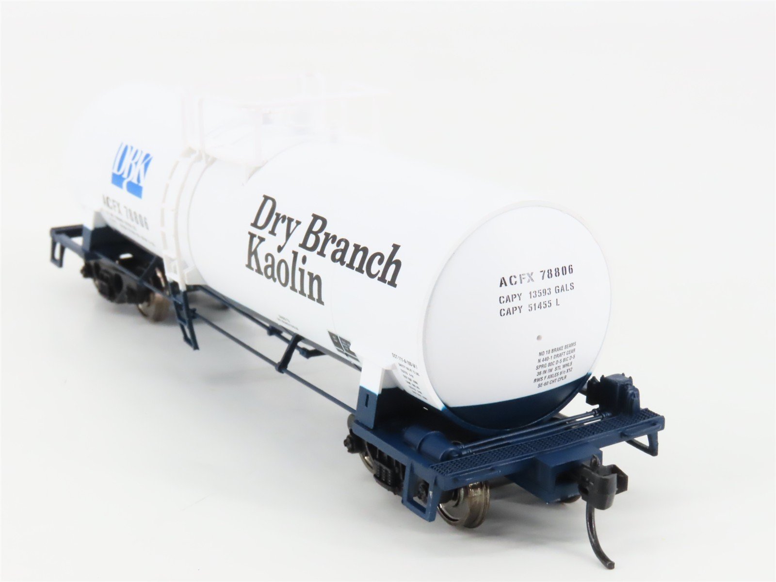 HO Scale Atlas 1706-4 ACFX Dry Branch Kaolin ACF Tank Car #78806