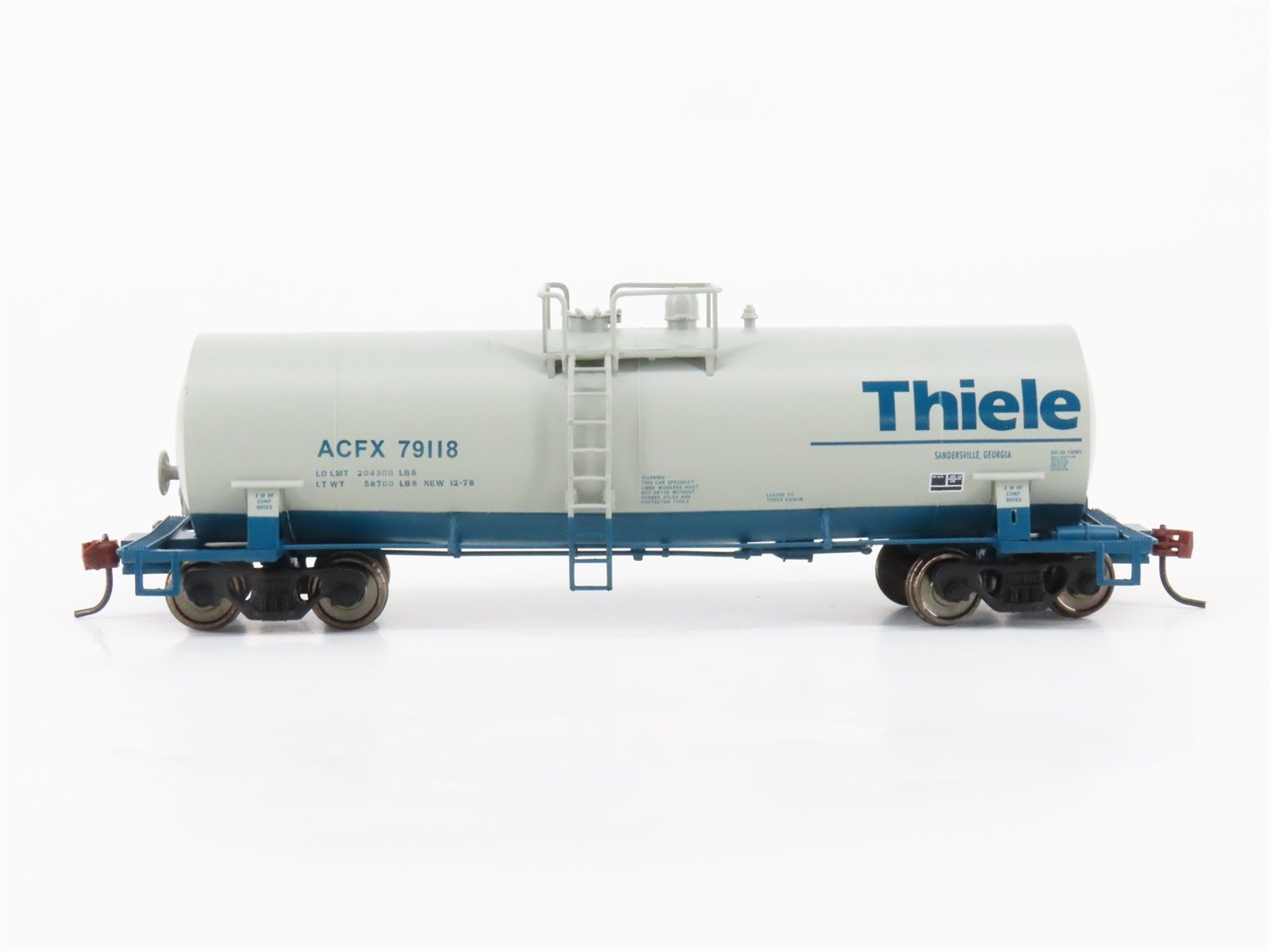 HO Scale Atlas ACFX Thiele ACF Kaolin Tank Car #79118