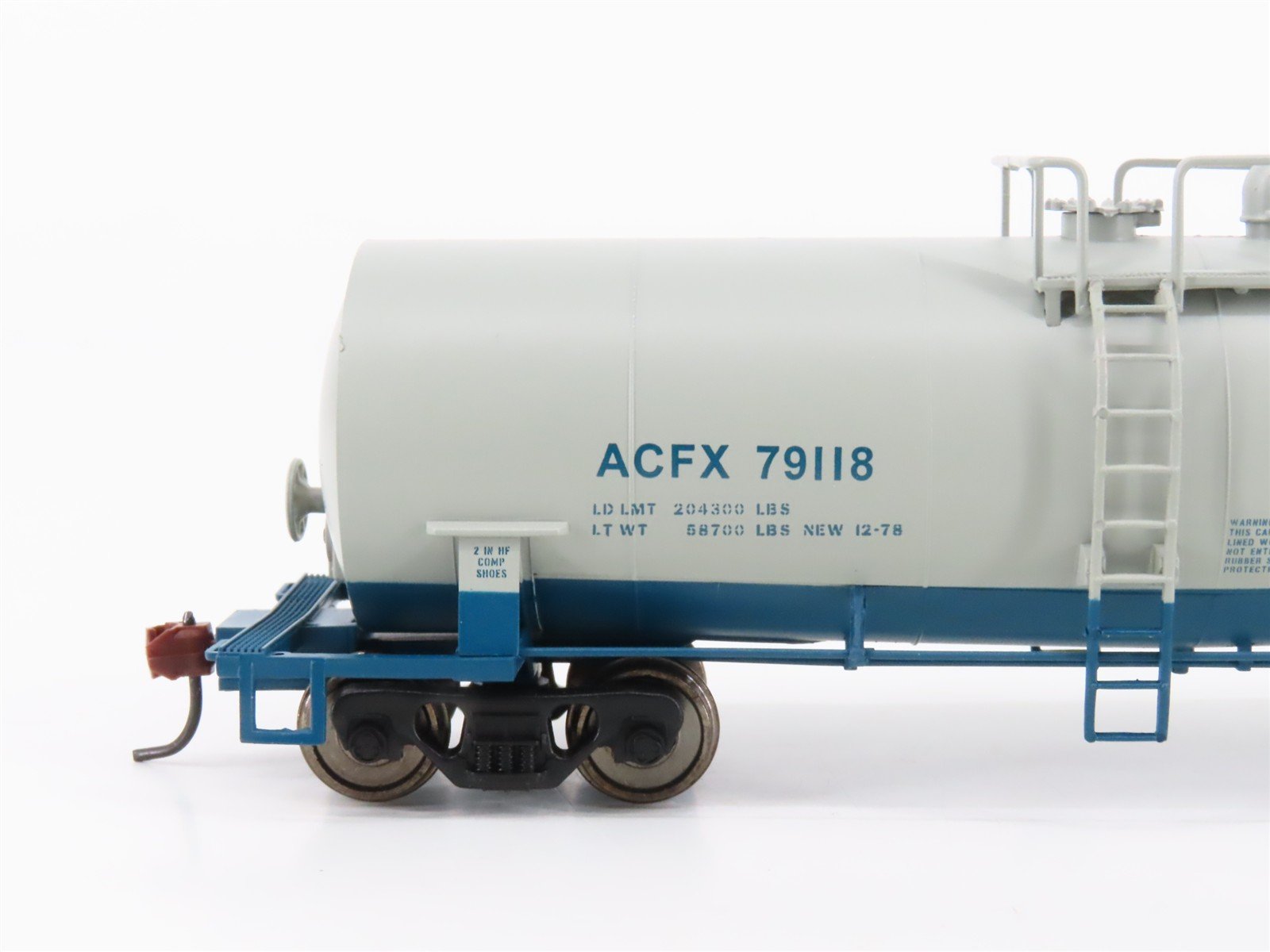 HO Scale Atlas ACFX Thiele ACF Kaolin Tank Car #79118