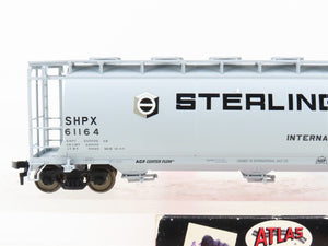 HO Scale Atlas 1939-2 SHPX Sterling Salt 3-Bay Cylindrical Hopper #61164