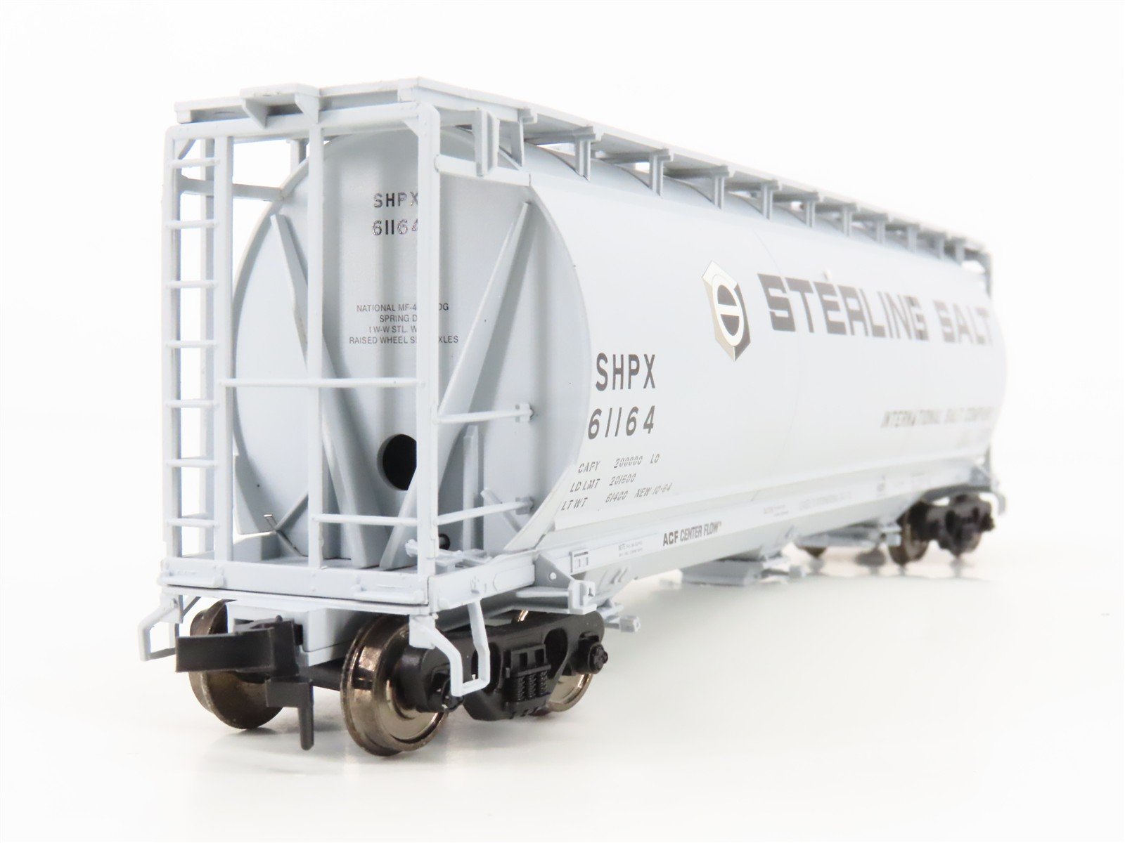 HO Scale Atlas 1939-2 SHPX Sterling Salt 3-Bay Cylindrical Hopper #61164