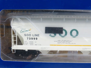 HO Scale Athearn Genesis ATHG15439 SOO Line 3-Bay Covered Hopper 3-Pack -Sealed