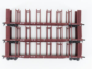 HO Scale Walthers 932-33156 SOU Southern 63' Pulpwood Flat Car 3-Pack