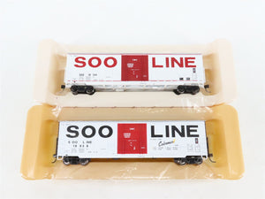 LOT of 8 HO Scale Fox Valley Models SOO Line Single Door Box Cars