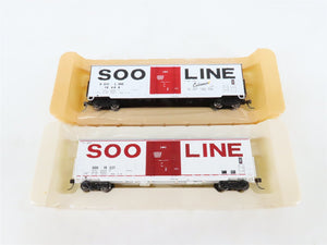 LOT of 8 HO Scale Fox Valley Models SOO Line Single Door Box Cars
