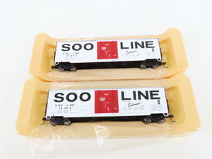 LOT of 8 HO Scale Fox Valley Models SOO Line Single Door Box Cars
