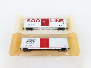 LOT of 8 HO Scale Fox Valley Models SOO Line Single Door Box Cars