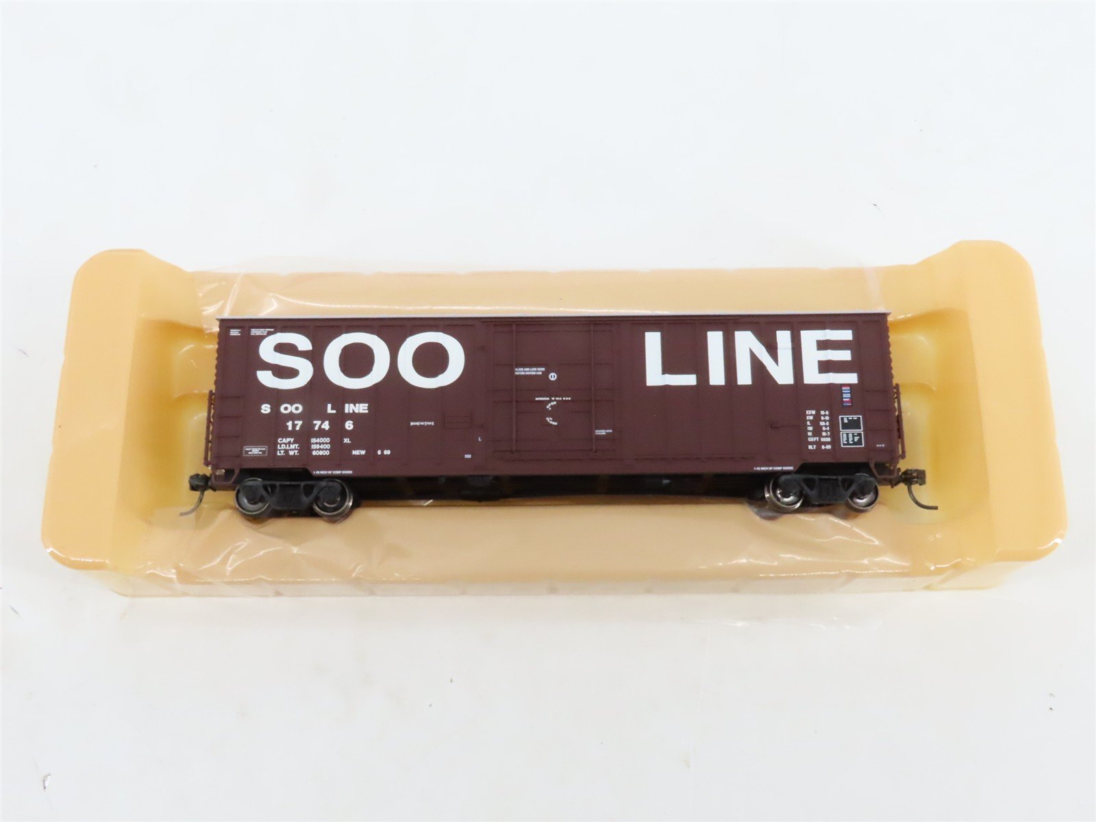 LOT of 5 HO Scale Fox Valley Models SOO Line Single Door Box Cars