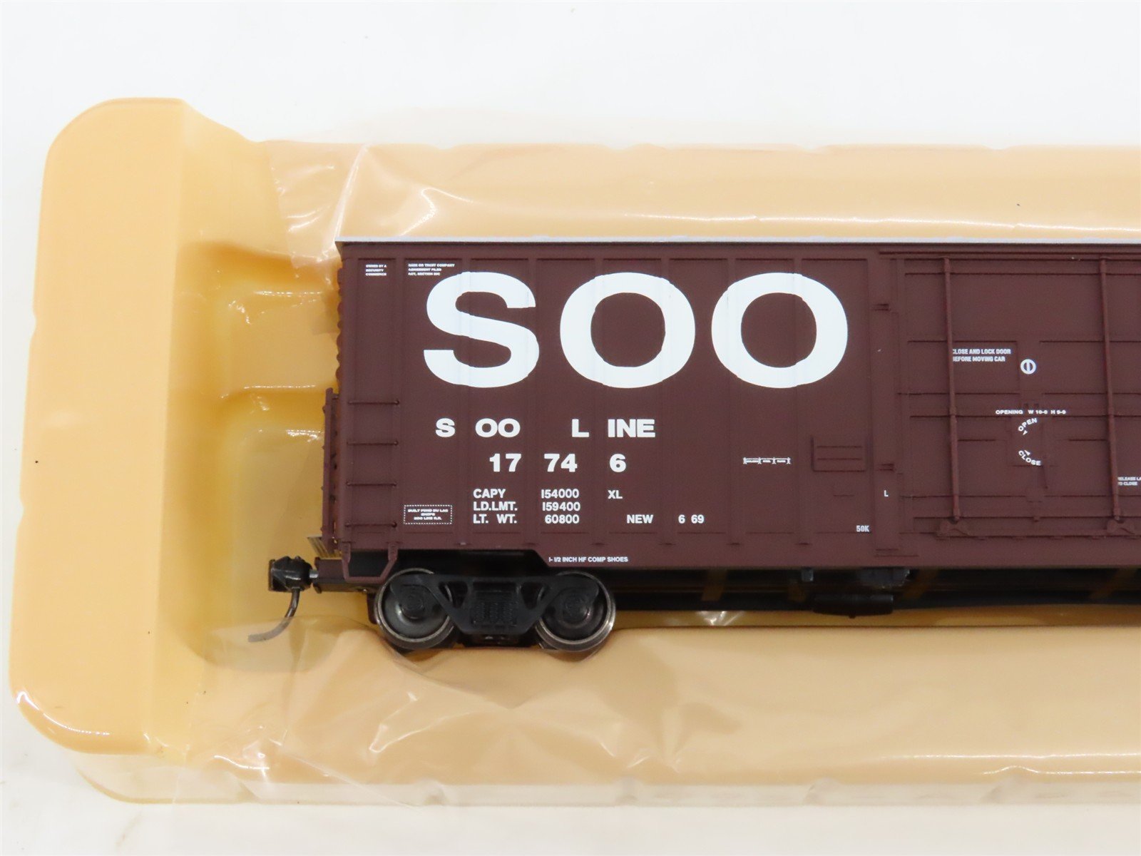 LOT of 5 HO Scale Fox Valley Models SOO Line Single Door Box Cars